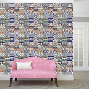 Imagem de Papel de Parede Adesivo - Faixas Diversas - 003ppz - Allodi