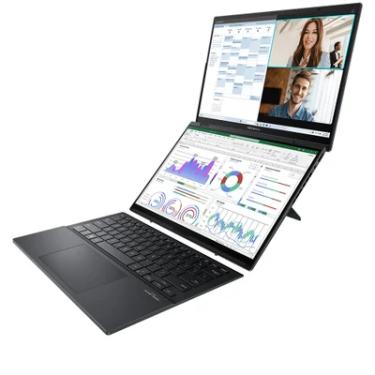 Imagem de Ultrabook Asus Zenbook Duo 14, Intel Core Ultra 9-185h 5.1Ghz Turbo, 32GB RAM, SSD 1TB NVMe, Tela Touch de 14", Windows 11 Home