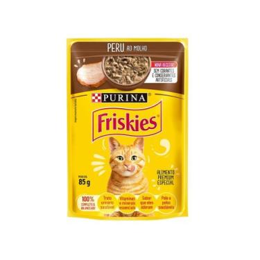 Imagem de Sachê Friskies para Gatos Adutos Sabor Peru ao Molho 85g - NESTLE