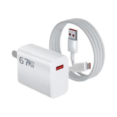 Imagem de Adaptador De Parede USB De Carregamento Rápido 67W Para iPhone Samsung