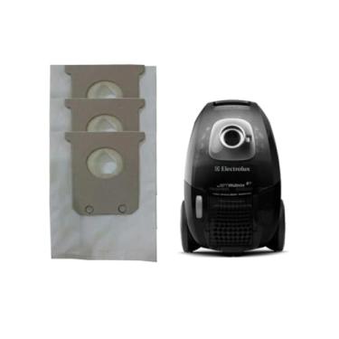Imagem de Saco Descartável para Aspirador Electrolux, Pacote com 3 Unidades, Compatível com Clario, Classic, Jetmaxx, Ultrasilencer e Outros Modelos