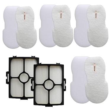Imagem de SaferCCTV 2 filtros HEPA e 4 filtros de espuma e feltro de substituição compatíveis com Shark HZ3002 HZ3000 Stratos aspirador de pó com fio ultraleve, compare com a peça XFFKHZ3000 XHFHZ3000