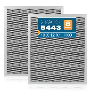 Imagem de Filtro desumidificador MERV 8 5443, lavável, 10 x 12 x 1, compatível com desumidificadores para toda a casa, modelos 1830 1850 1852 e modelos de ventilação 8191 8192, filtro de substituição, 2 pacotes