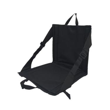 Imagem de UGPLM Assento de estádio, cadeira de estádio, alça ajustável com suporte para as costas, assento de arquibancada para pesca, mochila, viagem, caminhada no