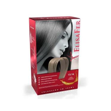 Imagem de Tintura Elisafer 12.16 Louro Platinado Acinzentado