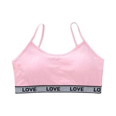Imagem de Sutiã De Treinamento De Algodão Para Meninas Adolescentes, Roupa Íntim