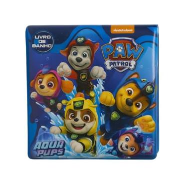Imagem de Livro de Banho Patrulha Canina Aqua Pups – Brinquedo Infantil à Prova d’Água, Educativo e Divertido para Bebês e Crianças