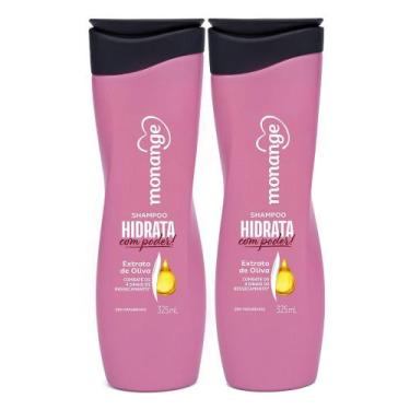 Imagem de Kit 2 Shampoo Monange Hidratação Intensiva 325ml