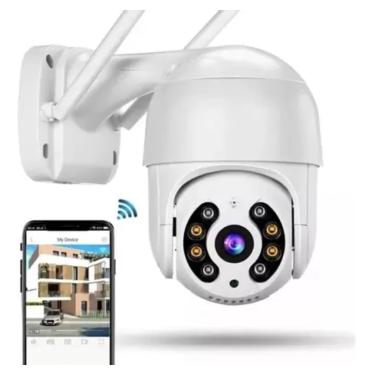 Imagem de Camera Ip Icsee Wifi Externa Ptz Speed Dome Prova Agua Zoom