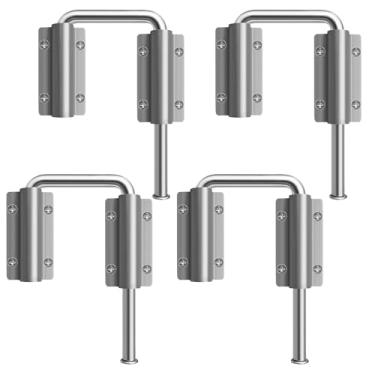 Imagem de Trava de porta deslizante de pátio, trava de porta de vidro deslizante de 6 cm, trava de segurança para porta de tela, trava de porta de cerco de animal, trava de segurança para porta de pátio