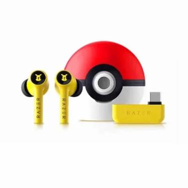 Imagem de Fone De Ouvido Gamer Hyperspeed Razer Pikachu Edição Limitada, RGB, Bluetooth, Com Adaptador Para PC, XBOX, Ps5, Mac