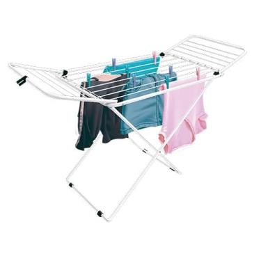Imagem de Varal De Chão Com Abas Dobrável Em Aço Resistente Portátil