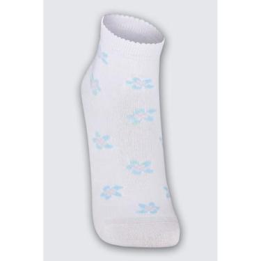 Imagem de Meia Cano Médio Lupo 04570-365 Feminina Estampada Algodão T. 34/39, 34