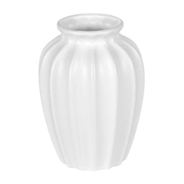 Imagem de Kuntesetty Vaso de Flores Criativo para Sala de Estar, Decoração de Quarto, Cozinha, Casa, Prateleira, Estante, Branco, Tamanho real