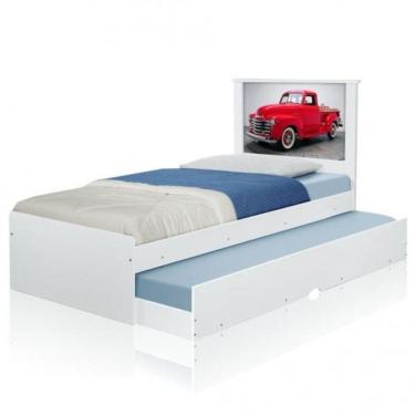Imagem de Cama Bibox Solteiro Carro Classic Red