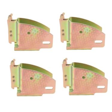 Imagem de Generic Suporte de Prateleira para Viga de Madeira, 4 Peças, Flexível, Ajustável, Suporte de Madeira, Alta Resistência, Trailer, van, Rv, Carga (Galvanizado, Ouro)