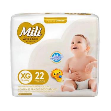 Imagem de Fralda Mili LoveCare Jumbo XG c/ 22 unidades