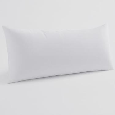 Imagem de Almofada premium de 35 x 91 cm – Almofada retangular de microfibra macia – Almofada decorativa de suporte para sofá-cama e sofá