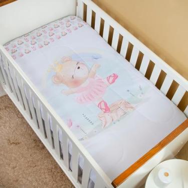 Imagem de Edredom Infantil para Berço Ursinha Lovely Fofa 145 cm