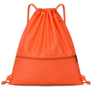 Imagem de Mochila esportiva com cordão para academia masculina bolsa de basquete bolsa preta com cordão sacos de cordão a granel