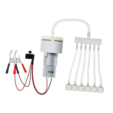 Imagem de Bothyi Mini bomba de aquário Whisper Ferramenta de economia de energia multifuncional Fácil de usar Bomba de ar compacta para aquários Difusor de oxigênio, Estilo 3