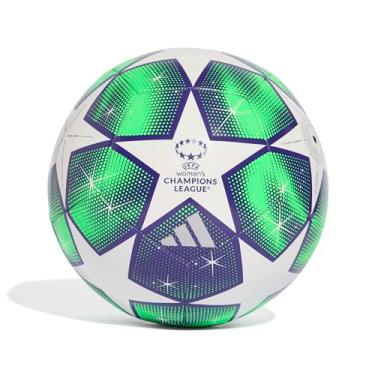 Imagem de adidas Bola de futebol unissex UEFA Champions League 24/25 Knockout Club, branco/roxo rico/prata metálico, 4