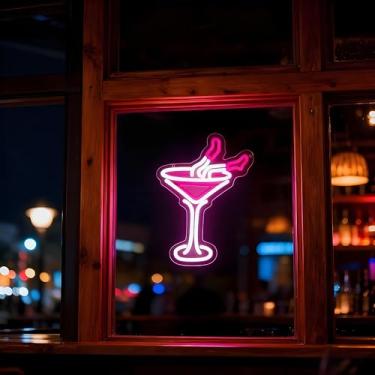 Imagem de Neonawall Neon Sign for Wall Decor Light Up Letters Business Led Sign Birthday Party Gifts Led Decorative Night Signs Room Decorations Girls Birthday Party Signs for Bar Club Restaurant (Goblet)
