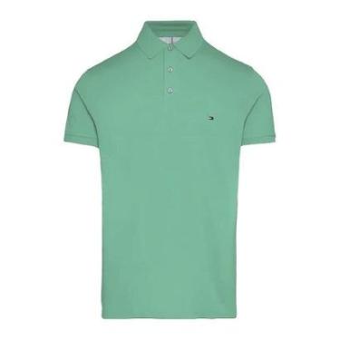 Imagem de Camiseta Gola Polo Tommy Hilfiger Im 1985 Slim Verde Militar-Masculino