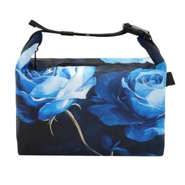 Imagem de STAYTOP Linda lancheira rosa azul com fivela de alça, lancheira isolada para meninos e meninas, lancheira térmica para trabalho escolar