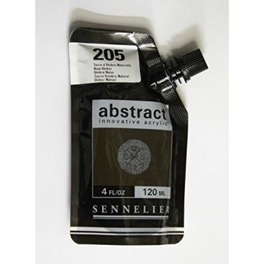 Imagem de Sennelier Bolsa de tinta acrílica inovadora abstrata 120 ml (Umber crua 205)