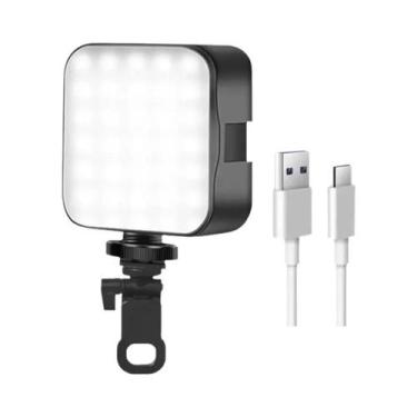 Imagem de Luz LED Portátil Para Selfie Com Clipe, Flash Em Anel Para iPhone, Sam