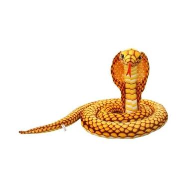 Imagem de Brinquedo De Pelúcia Cobra Colorida 80/170/240cm Animal De Estimação C