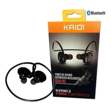 Imagem de Fone de Ouvido Kaidi Bluetooth Sem Fio KD903 - KAIDI KD-903 Esportivo-Unissex
