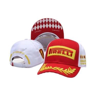 Imagem de Boné De Corrida Ferrari F1 Com Bordado Do Logo Do Carro, Boné De Baseb