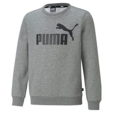 Imagem de Blusa Moletom Puma Essentials Crew Neck Big Logo-Unissex