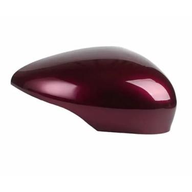 Imagem de Asa de cobertura para Fiesta 2009-2016 Espelho retrovisor carcaça asa porta lateral capa colorida pintada tampas de espelho de asa (laranja G)