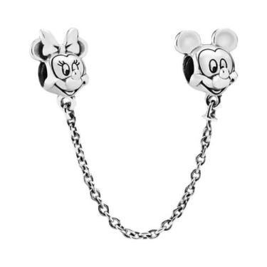 Imagem de Pingentes De Minnie, Mickey E Pato Donald Para Pulseira De Prata, Cola