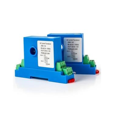 Imagem de 1 peça DC Sensor de Corrente Transmissor Saída 4-20mA 0-5V rs485 Sinal Analógico 0-150A Entrada 12 mm 15 mm Furo Transformador de Corrente (DC 0-20A_4-20MA_DC12)