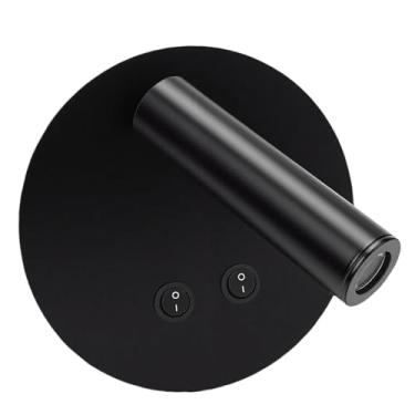 Imagem de Diydeg Luz de Parede, Holofotes LED Luz Ambiente de Cabeceira Moderna, de Imagem de Exibição de Parede Ajustável para Sala de Estar, Quarto, Pintura de Plantas, Obras de Arte, (Preto)