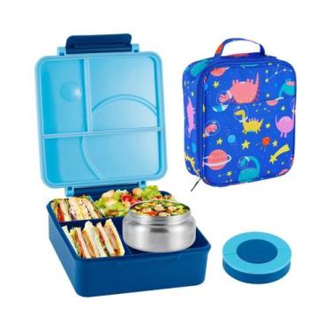 Imagem de Conjunto De Lancheira Bento À Prova De Vazamentos Para Crianças Com Te