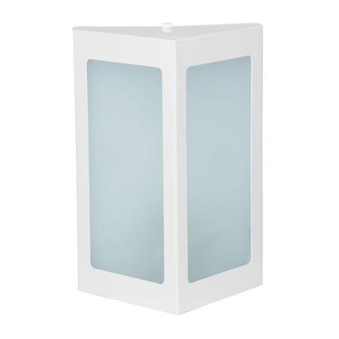 Imagem de Arandela Metrópolis Triangular Branca Uma Lâmpada E27