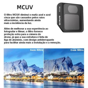 Imagem de Filtro MCUV Sunnylife para Drone DJI Mavic 3 - Preto