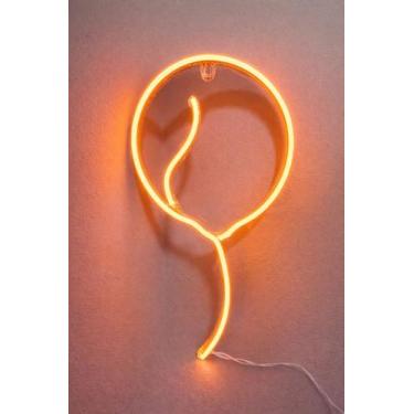 Imagem de Luminária Neon LED Bexiga Rosa para Festa de Aniversário e Decoração -