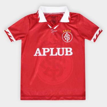 Imagem de Camisa Infantil Internacional Retrô 1996 - Betel Sport, Vermelho, 10A