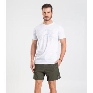 Imagem de Bermuda Masculina De Microfibra Sarjada Long Bong Verde, M, Verde