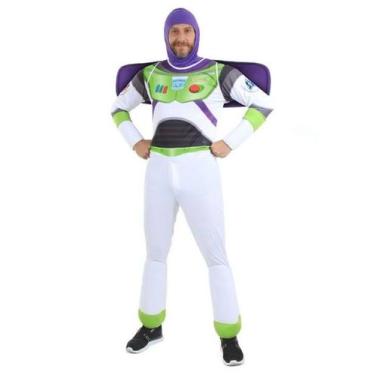 Imagem de Fantasia Buzz Lightyear Adulto com Asas - Toy Story - Abrakadabra, UNI