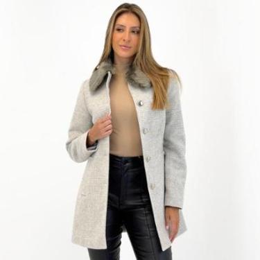 Imagem de Casaco Malise em Lã Batida 7/8 Feminino-Feminino