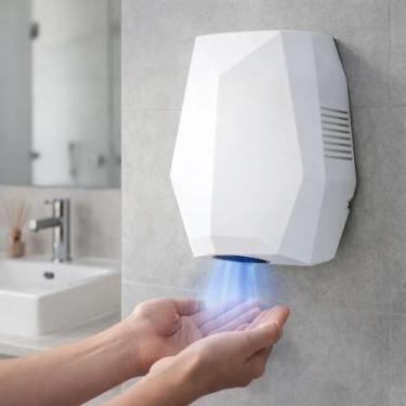 Imagem de Secadores De Mão Para Banheiro Comercial 1000w Automático - Fix, Branc
