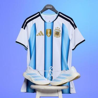 Imagem de Tênis Adidas Adizero Evo Sl Feminino, Branco, Azul, 34
