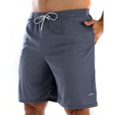 Imagem de Short Elite Premium Com Bolso Masculino - Geral, Cinza, Claro, GG